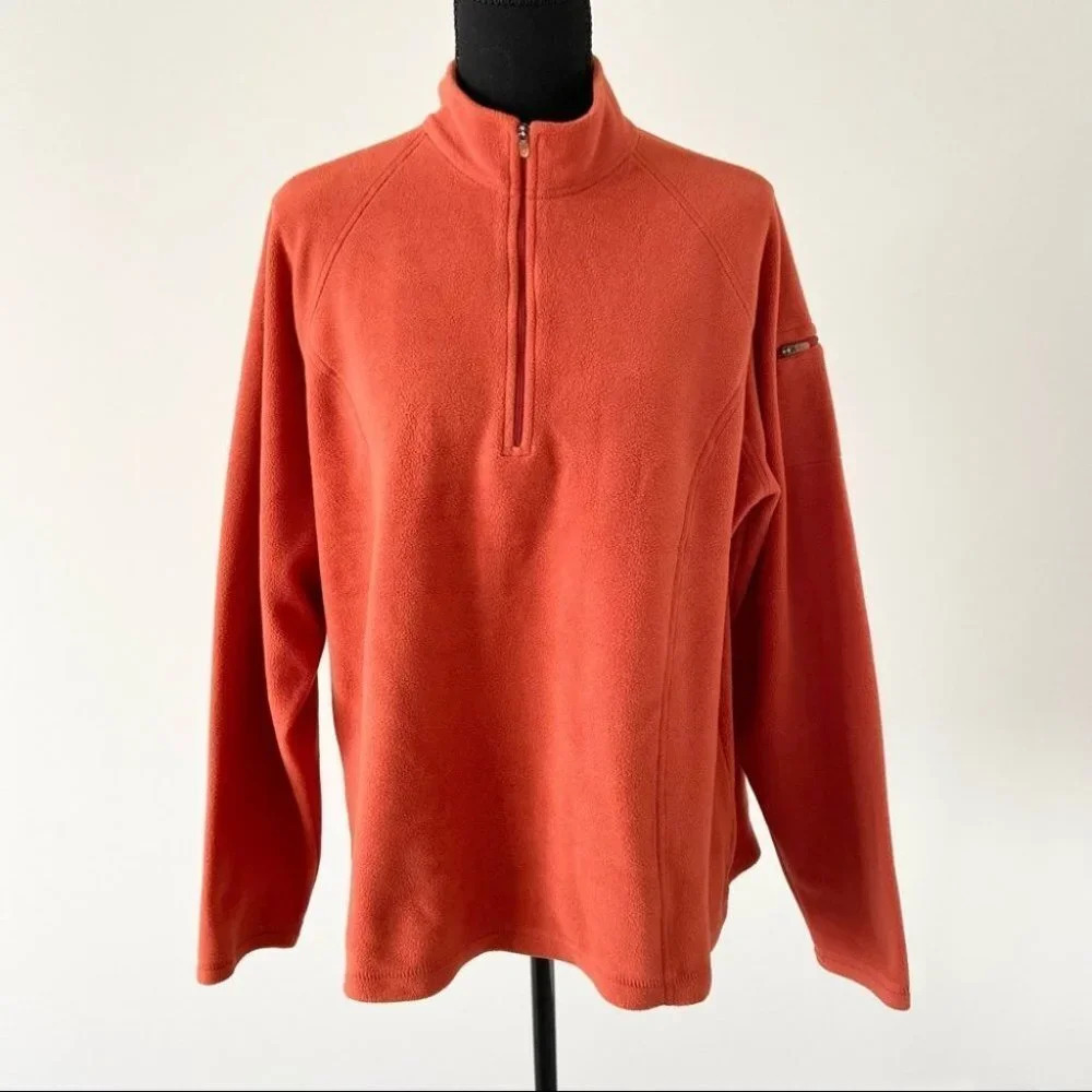 L.L.Bean Quarter Zipper Pullover Fleece Sweatshirt